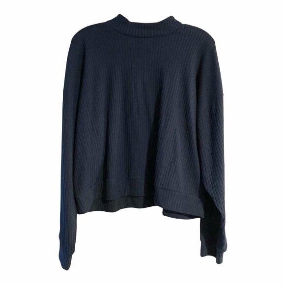 Abound Size XL Blue Blur Cropped Women's Sweater NWT #4806-3 - Picture 1 of 4
